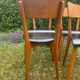 Series of 4 vintage chairs from the 50s and 60s