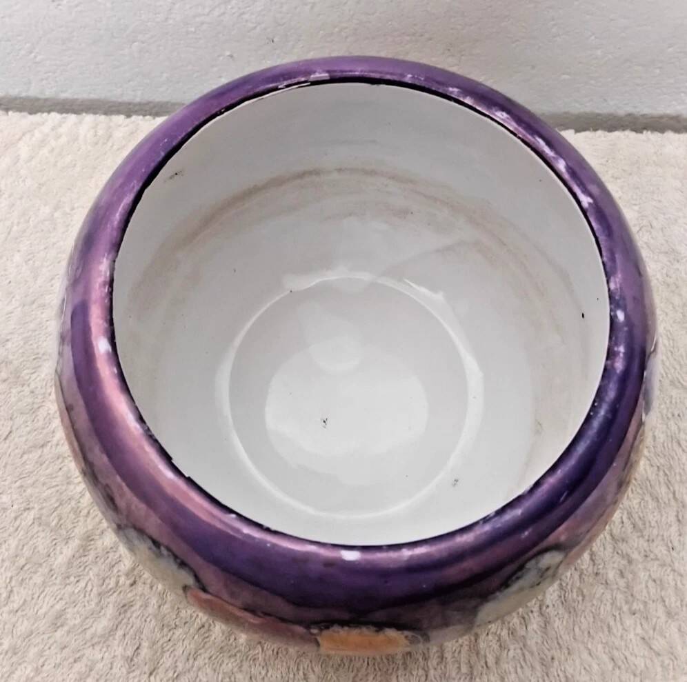 Vase - Round Pot Shape in Ceramic D: 11 cm Vintage