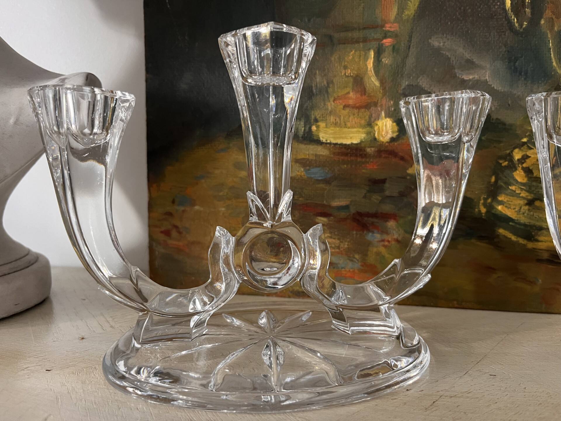 Set of 4 1960s candlesticks