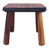 Elm milking stool