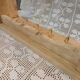 Antique solid wood wall shelf