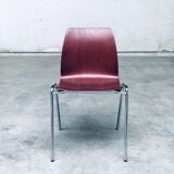 Mid-Century Design Stacking Chairs by Elmar Flötotto for Pagholz, Germany, 1960s, Set of 12