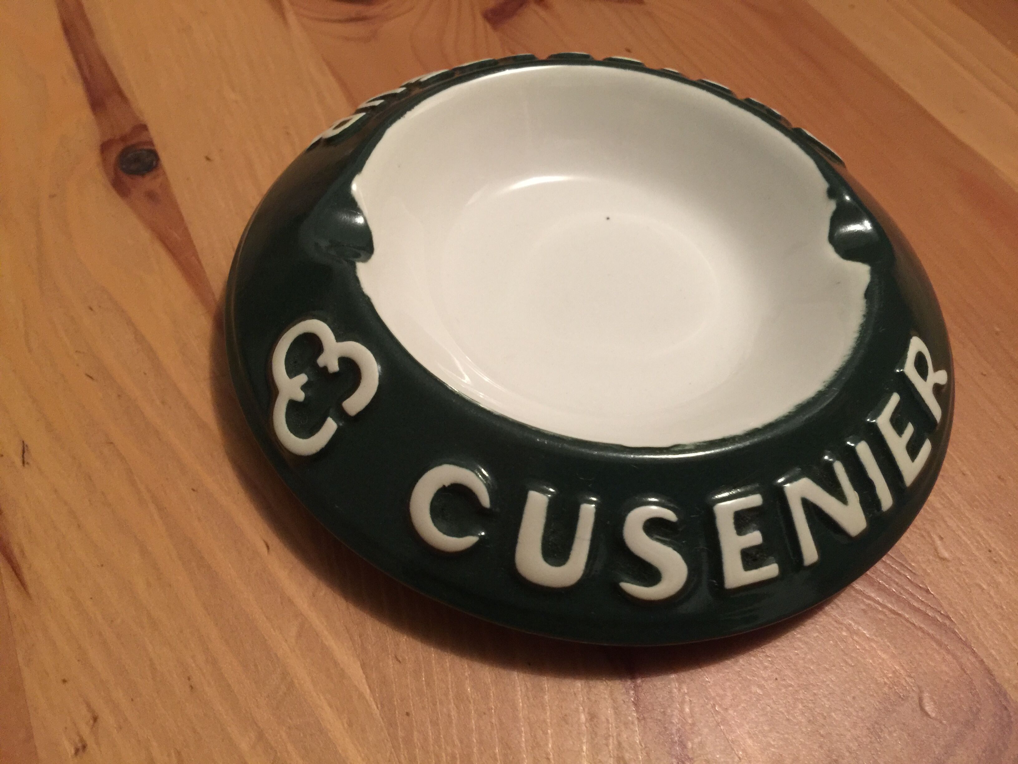 Cendrier Puplicitaire (Ambassador Cusenier) year 1960