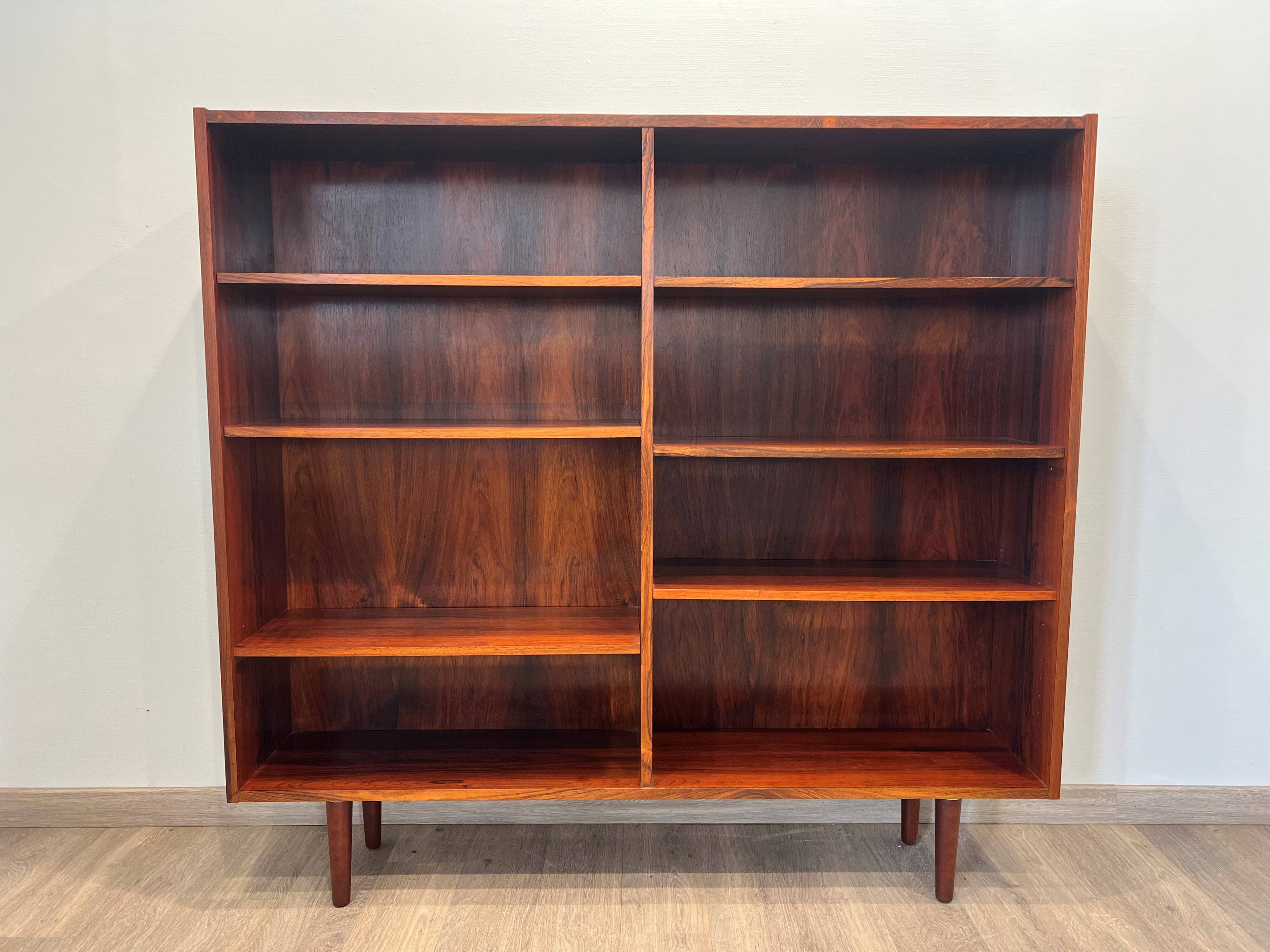 Scandinavian bookshelf in rosewood by Dammand & Rasmussen