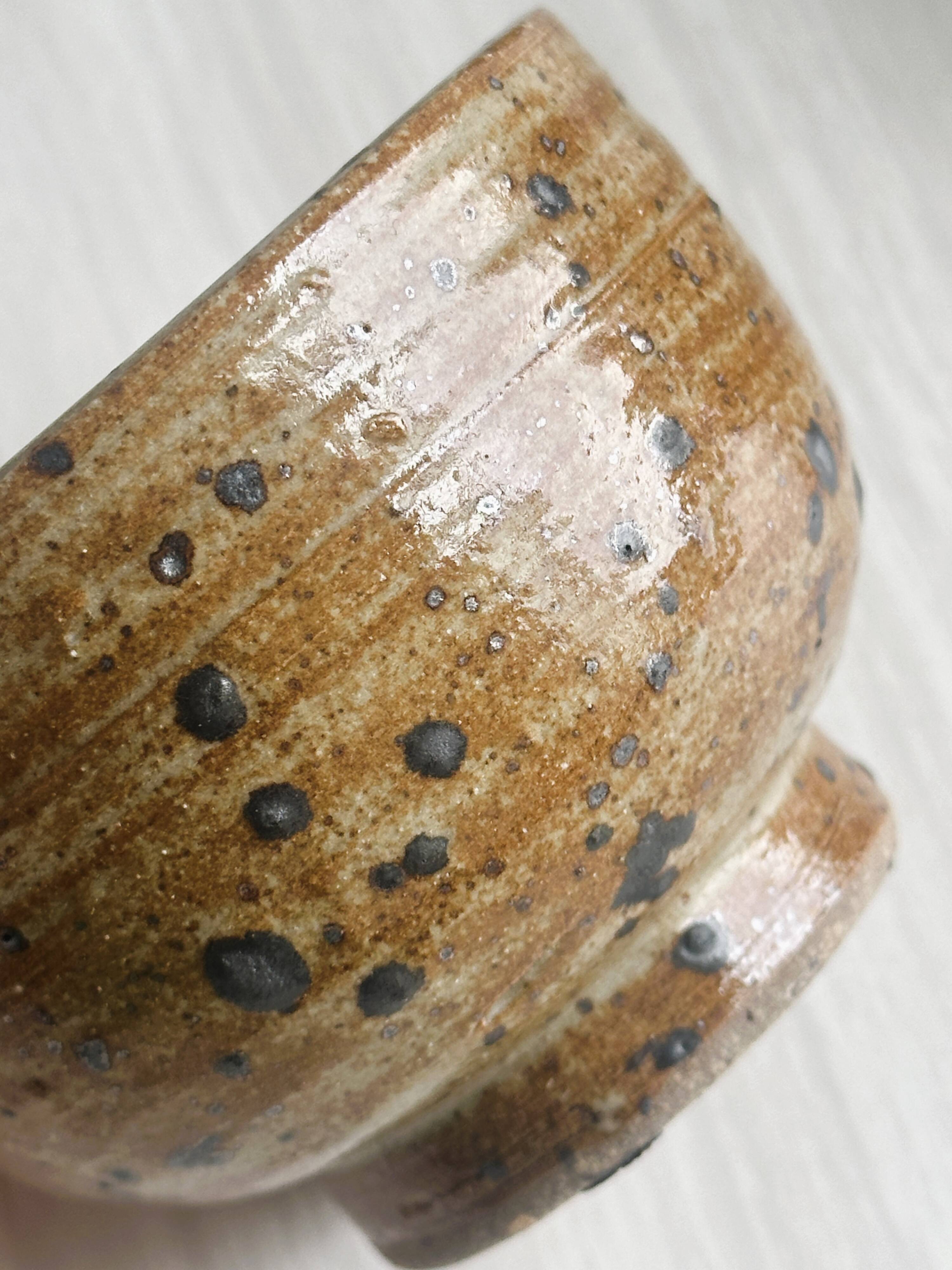 6 small artisanal pyrite sandstone cups.