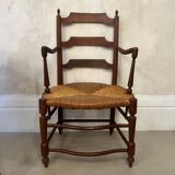 Provençal straw armchair from the 18th century