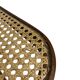 Vintage wooden folding chair with webbing seat 60s minimalist design