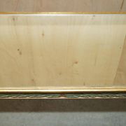 Italian vintage console with a glass mirror top.