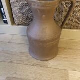 Ceramic stoneware vase pitcher