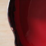 2 red glazed terracotta dishes