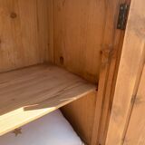 Raw wood sideboard