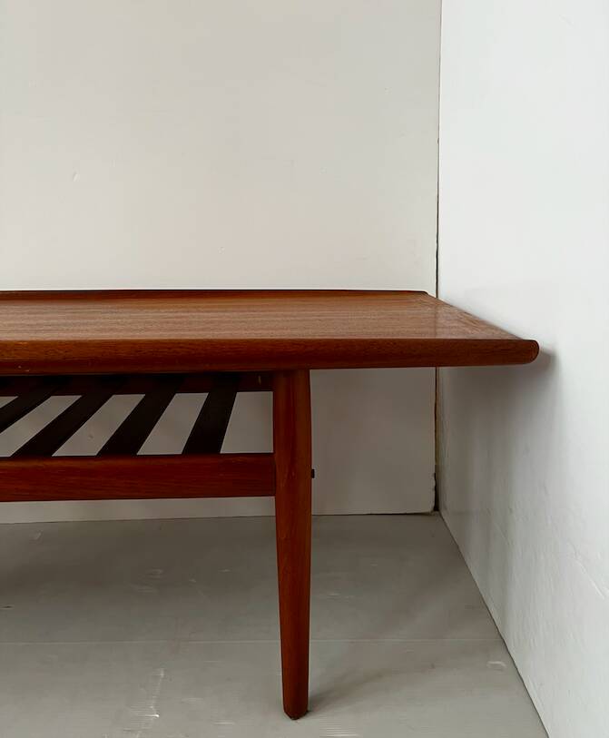 Danish teak coffee table by Grete Jalk
