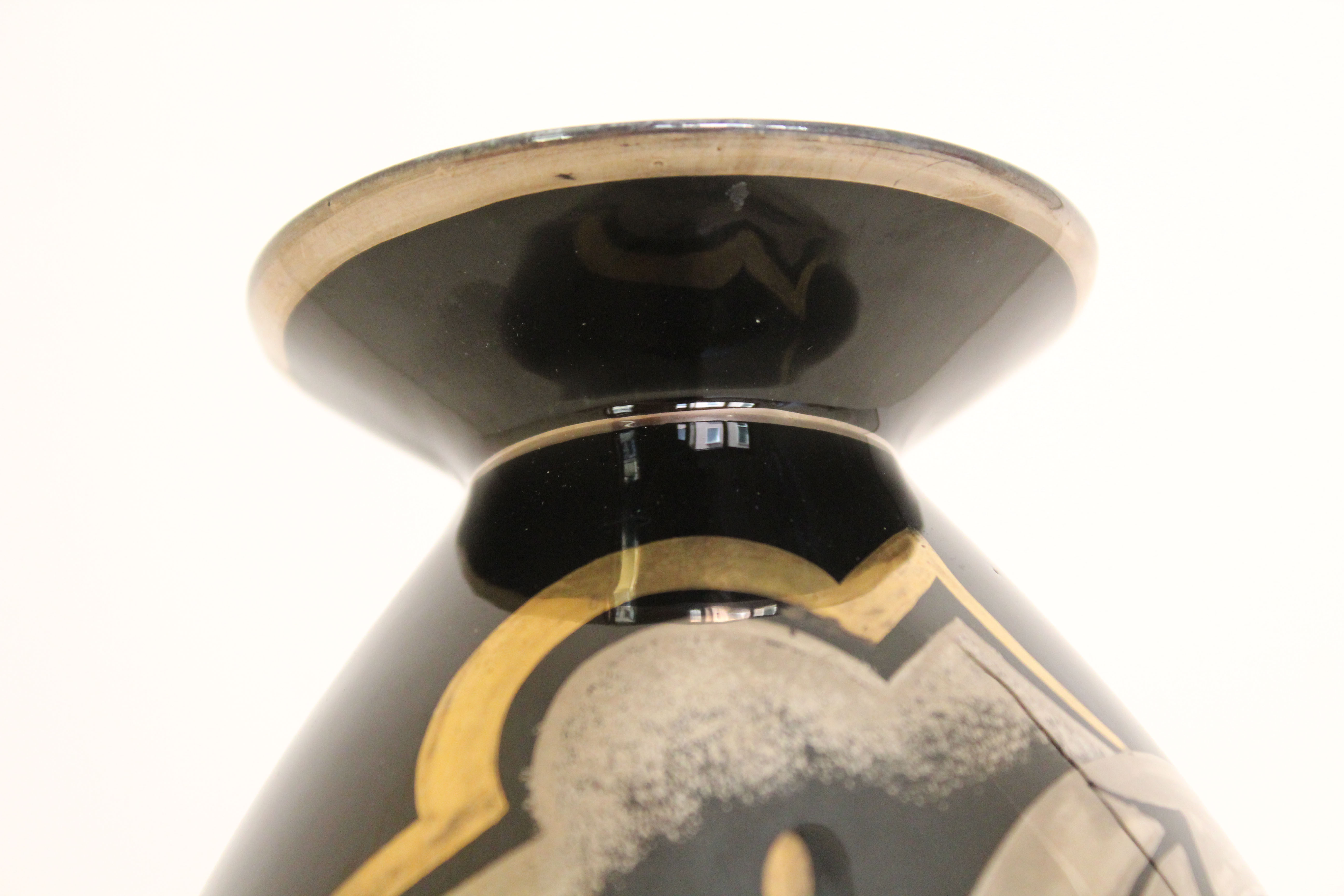 Art deco vases signed Bosh, Made in Belgium "D 1780-945"