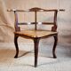 Pair of 1900 living room armchairs with bistro seating