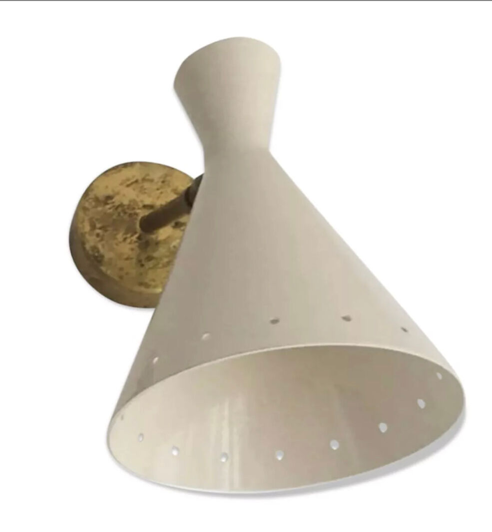 Pair wall lamps casserole