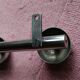 Vintage chrome coat holder