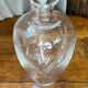 Carafe en verre taillé 