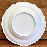 6 anciennes assiettes creuses à soupe Gien paysage rose 1938/1960