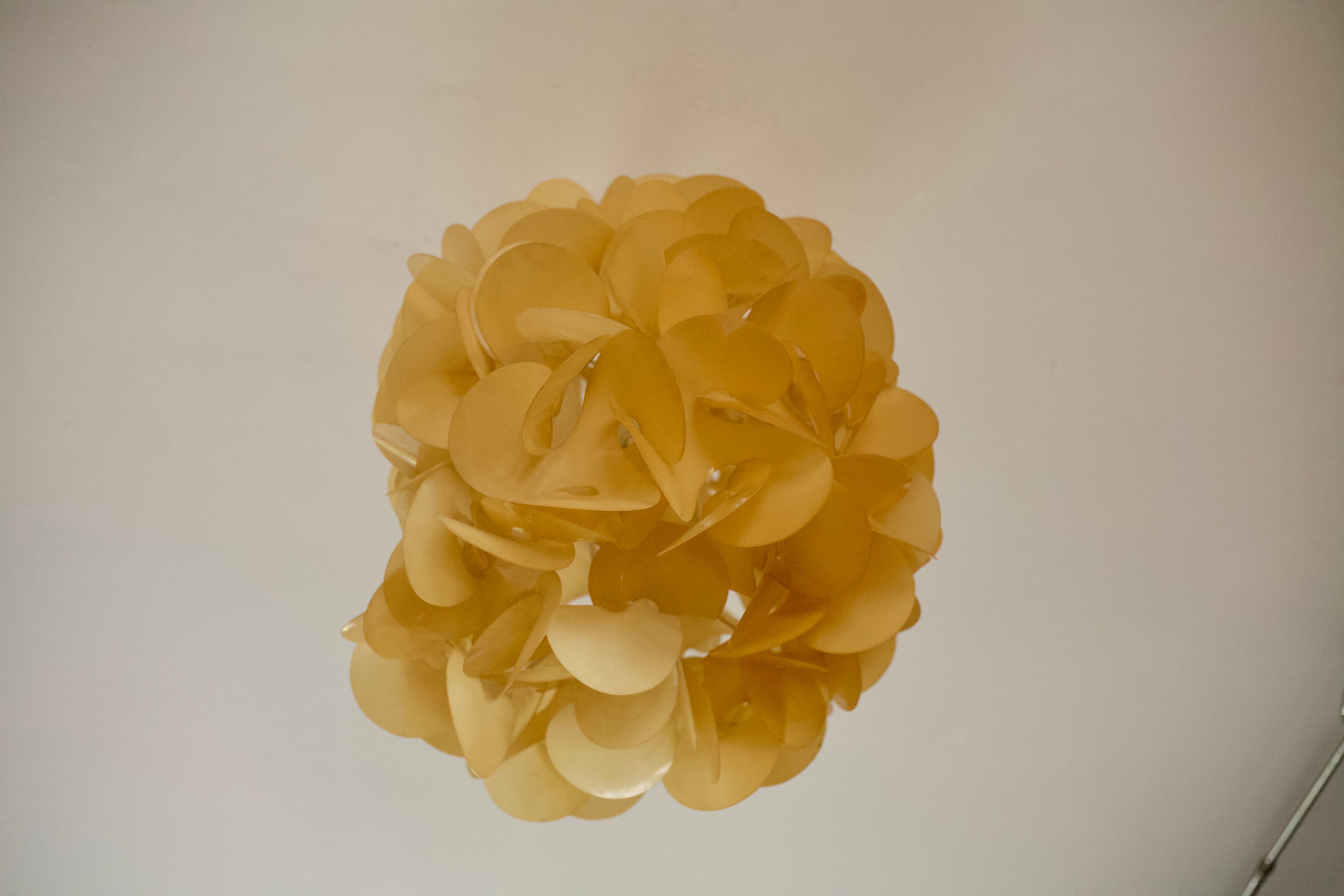 Hanging lamp Raoul Raba, france, 1965