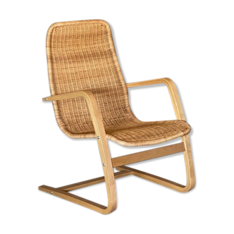 Wicker armchair