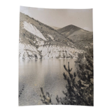 Anonymous silver photo lake of sainte croix circa 1970