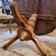 Table d'appoint guéridon en fresne