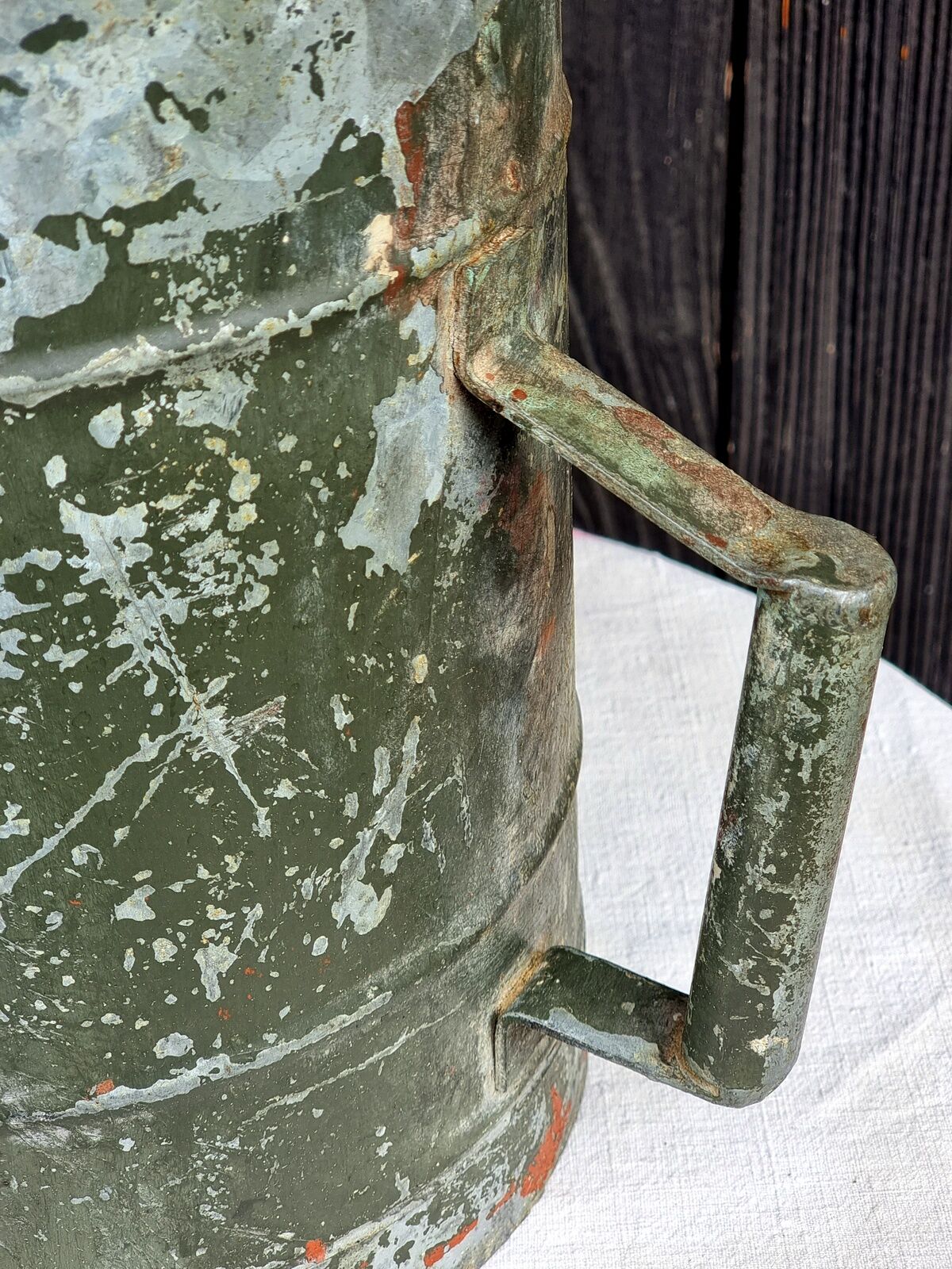 Industrial zinc watering can