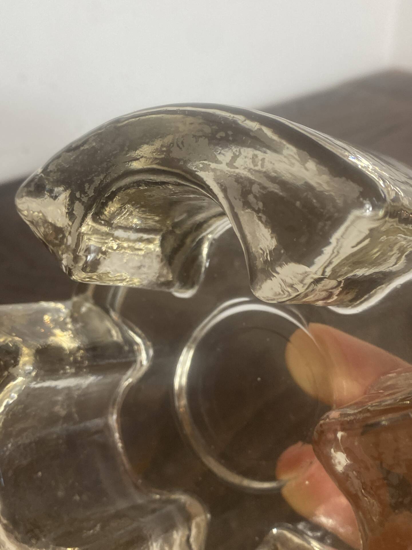 Candle holder, glass warming plate