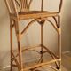 High bar rattan stool