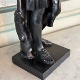 Diane de Gabies, bronze after the antique, black patina 19th century