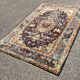 Tapis d'orient persan iran ispahan laine et soie 150x225cm