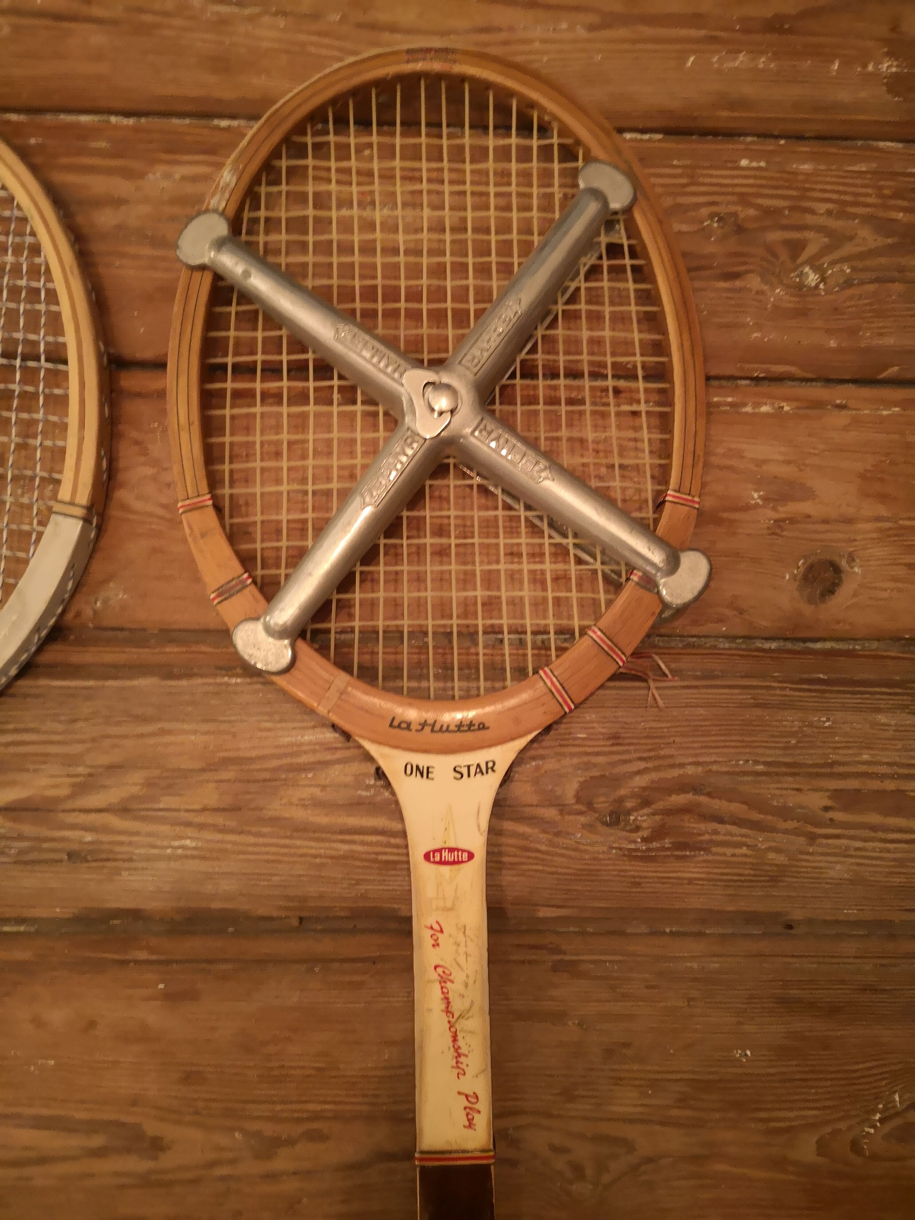 Tennis racket 60s