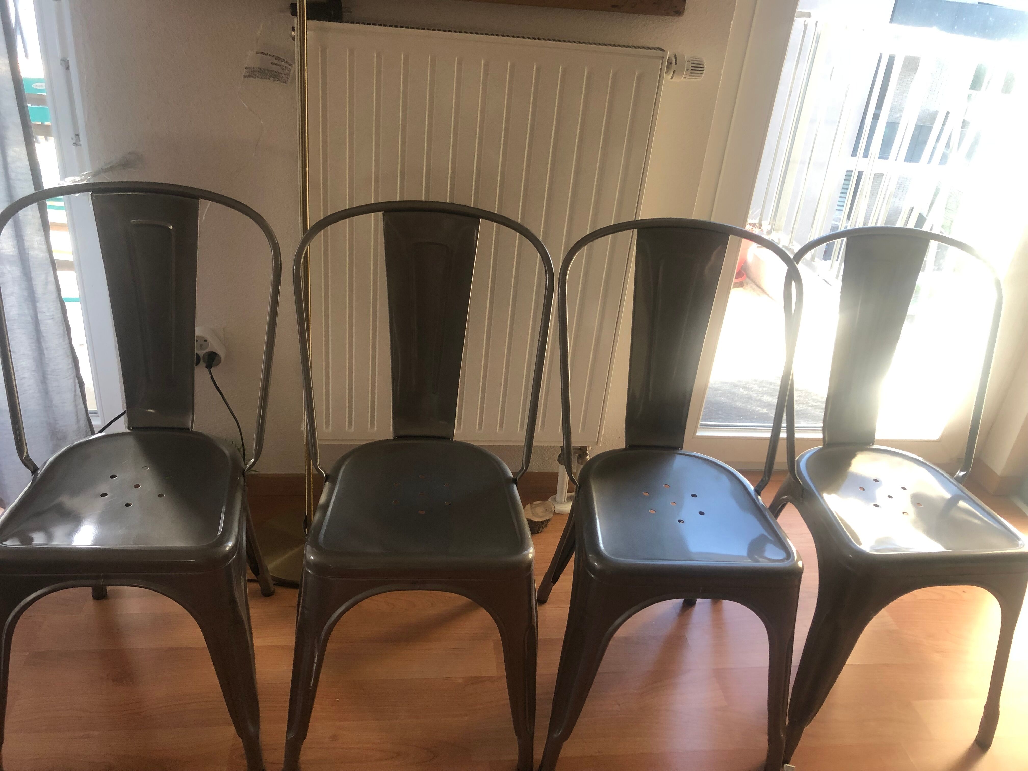 Set of 4 chairs A Tolix