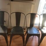 Set of 4 chairs A Tolix