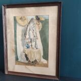 Aquarelle ancienne française, Charles Bruneau (?-1891)