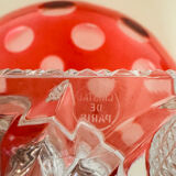Large crystal bowl on a pedestal from Paris
