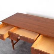 Mid-Century Modern Danish Teak Executive Desk, 1960s