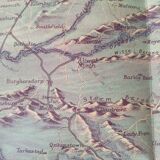 Bird's-eye map of South Africa 1900's