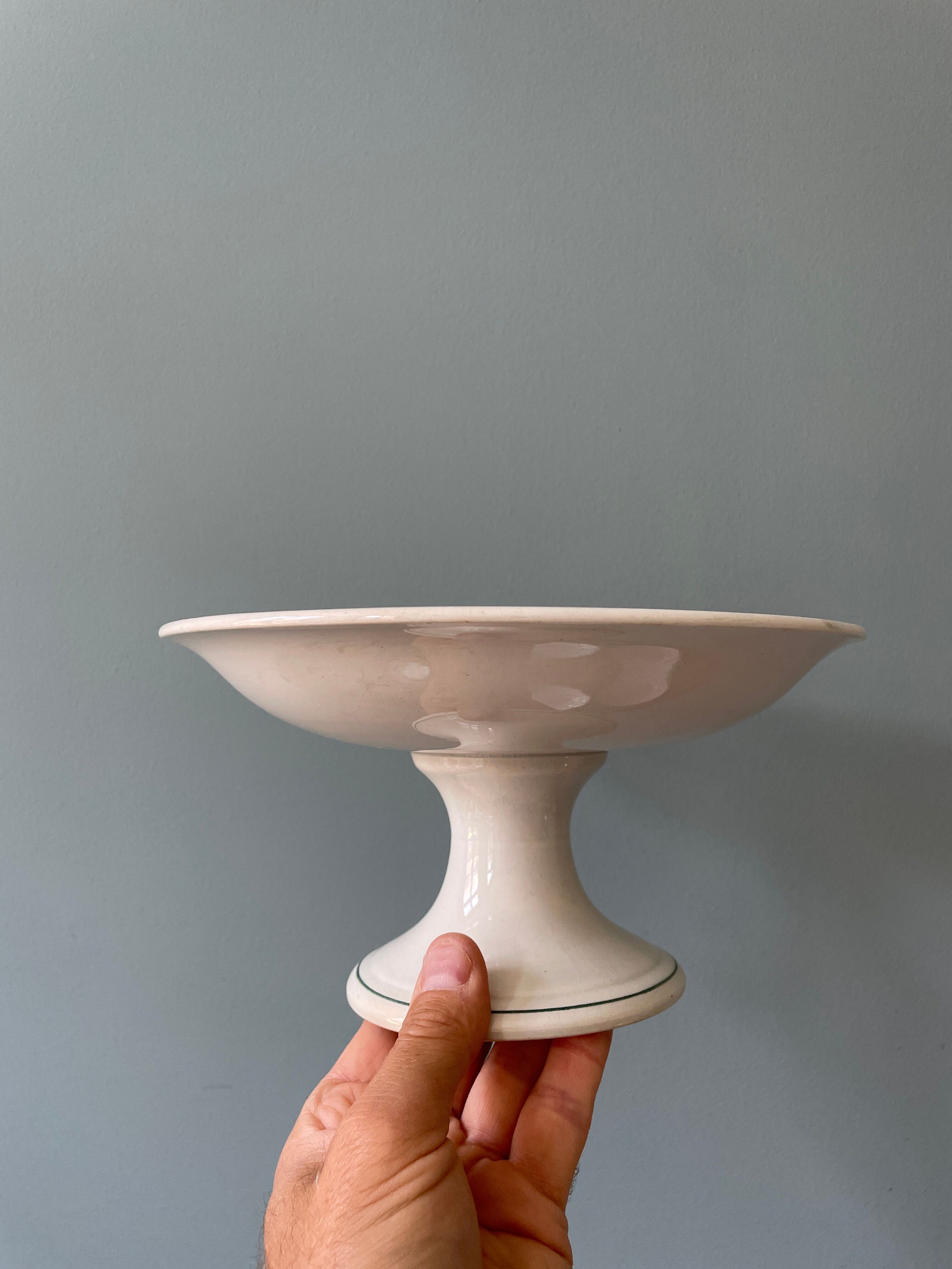 Lot of 3 old compotiers, late nineteenth