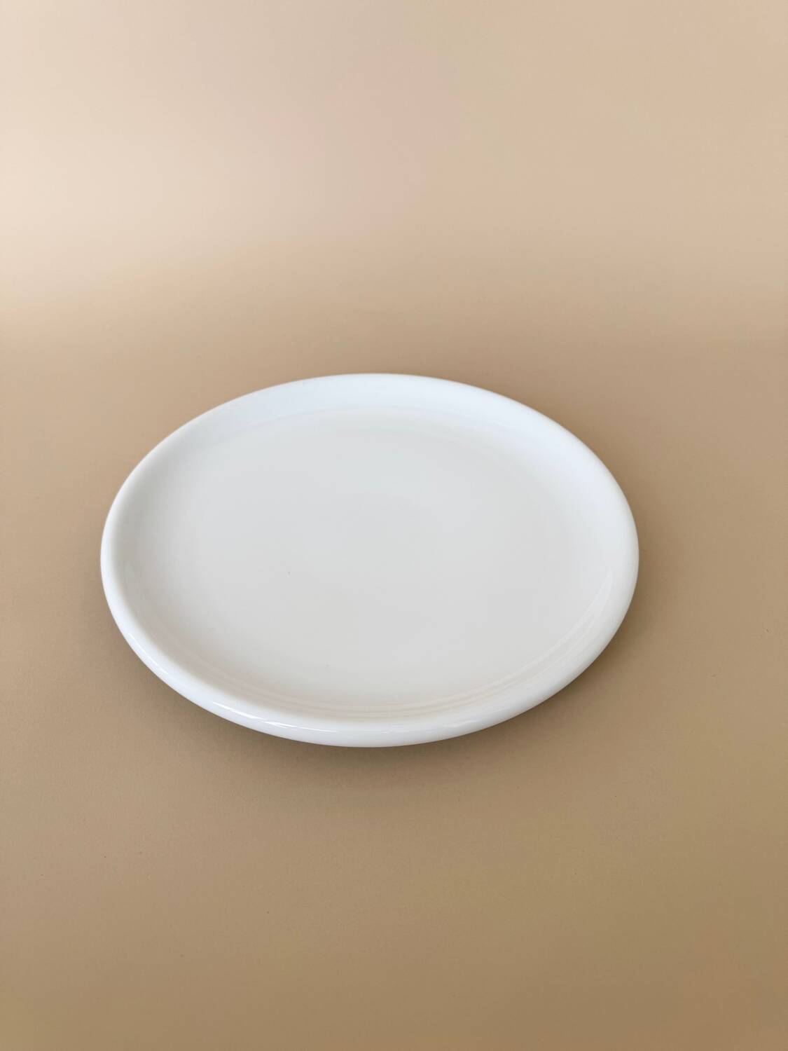 Set of 6 Vintage IKEA x Rondo white porcelain hollow dinner plates