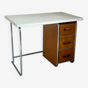 Vintage metal and wood desk