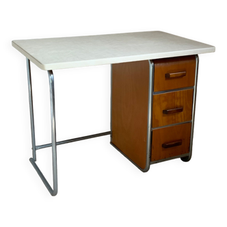 Vintage metal and wood desk