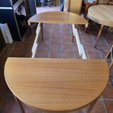 Scandinavian extendable teak table from the 1960s.
