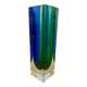 Small Geometric Sommerso Vase by Flavio Poli Edited by Mandruzatto