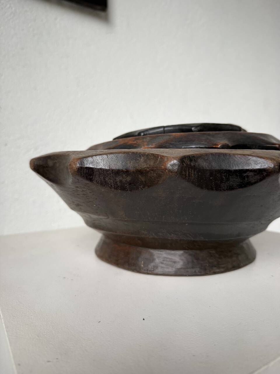 Brutalist wooden dishes, Savoyard popular art.