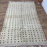 Tapis berbère a pois fait main 250 X 150 CM