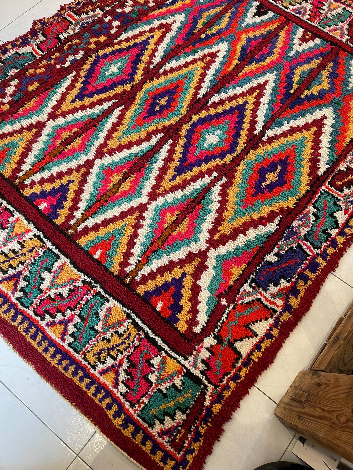 Vintage Berber rug