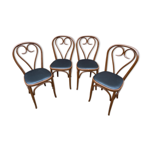 4 chaises de restaurant - simili cuir