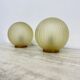 Pair of 2 glass swirl lamps, 1970 Italy