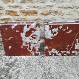 Red marble coffee table